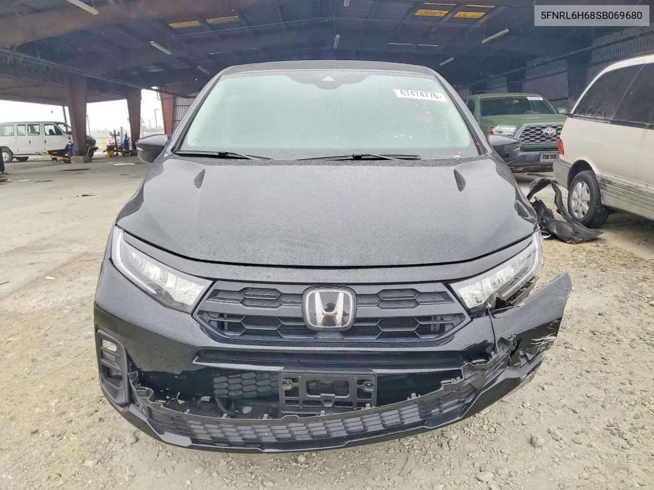 2025 HONDA ODYSSEY VIN 5FNRL6H68SB069680 — фото 5