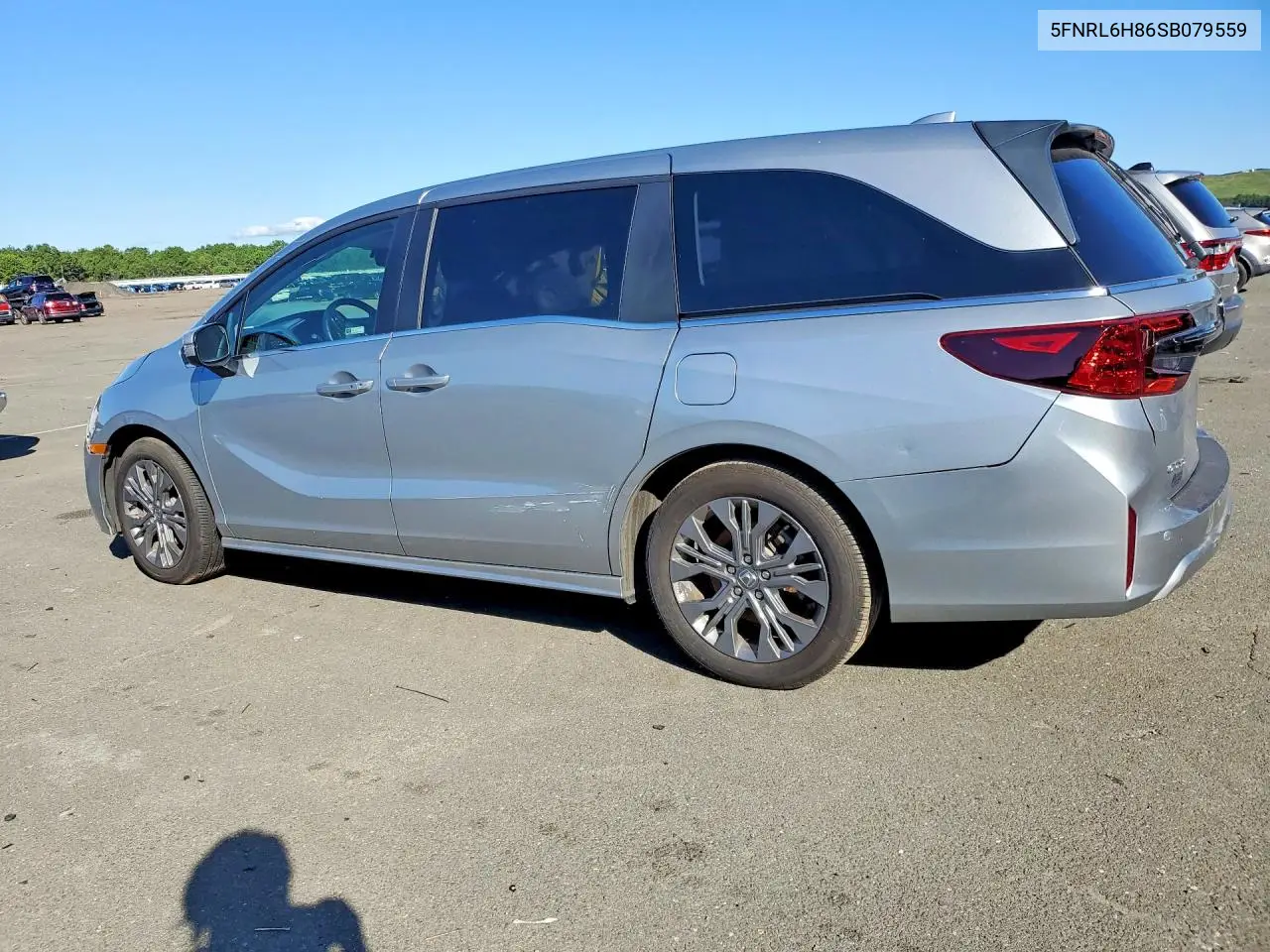2025 HONDA ODYSSEY VIN 5FNRL6H86SB079559 — фото 2