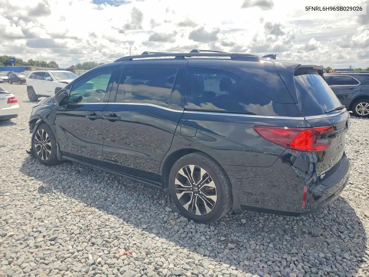 2025 HONDA ODYSSEY VIN 5FNRL6H96SB029026 — фото 2