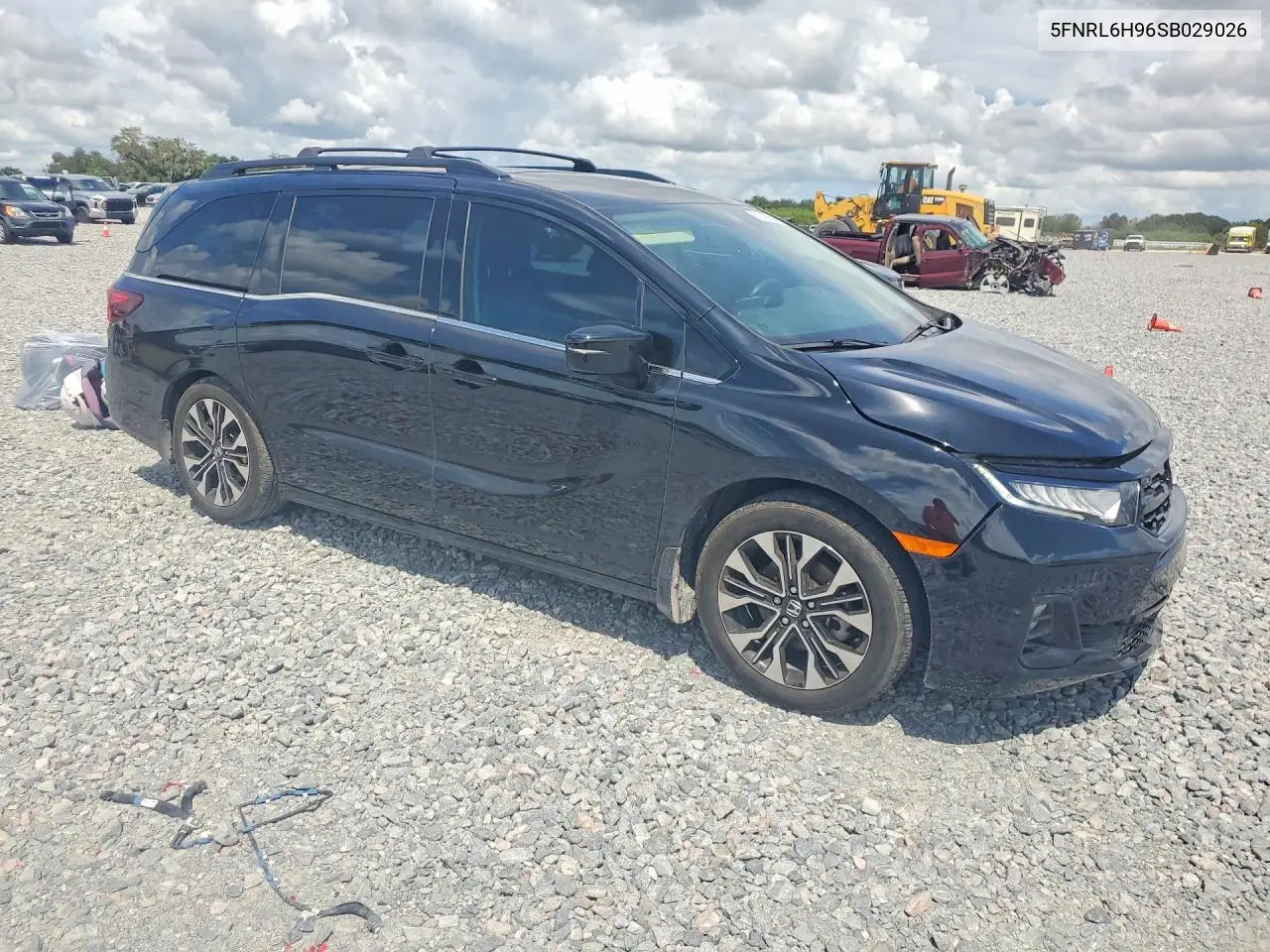 2025 HONDA ODYSSEY VIN 5FNRL6H96SB029026 — фото 4