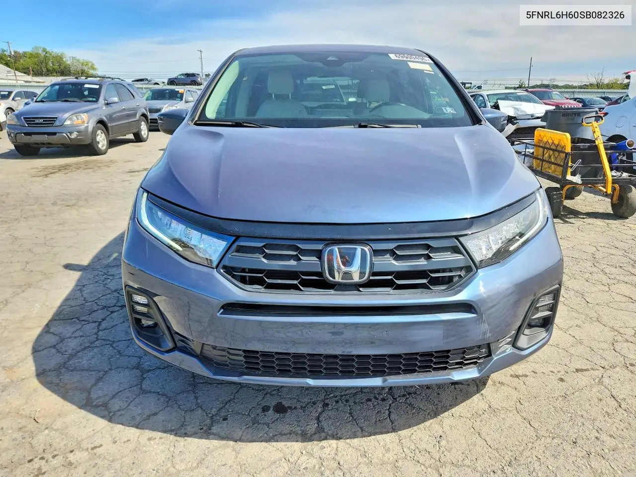 2025 HONDA ODYSSEY VIN 5FNRL6H60SB082326 — фото 5