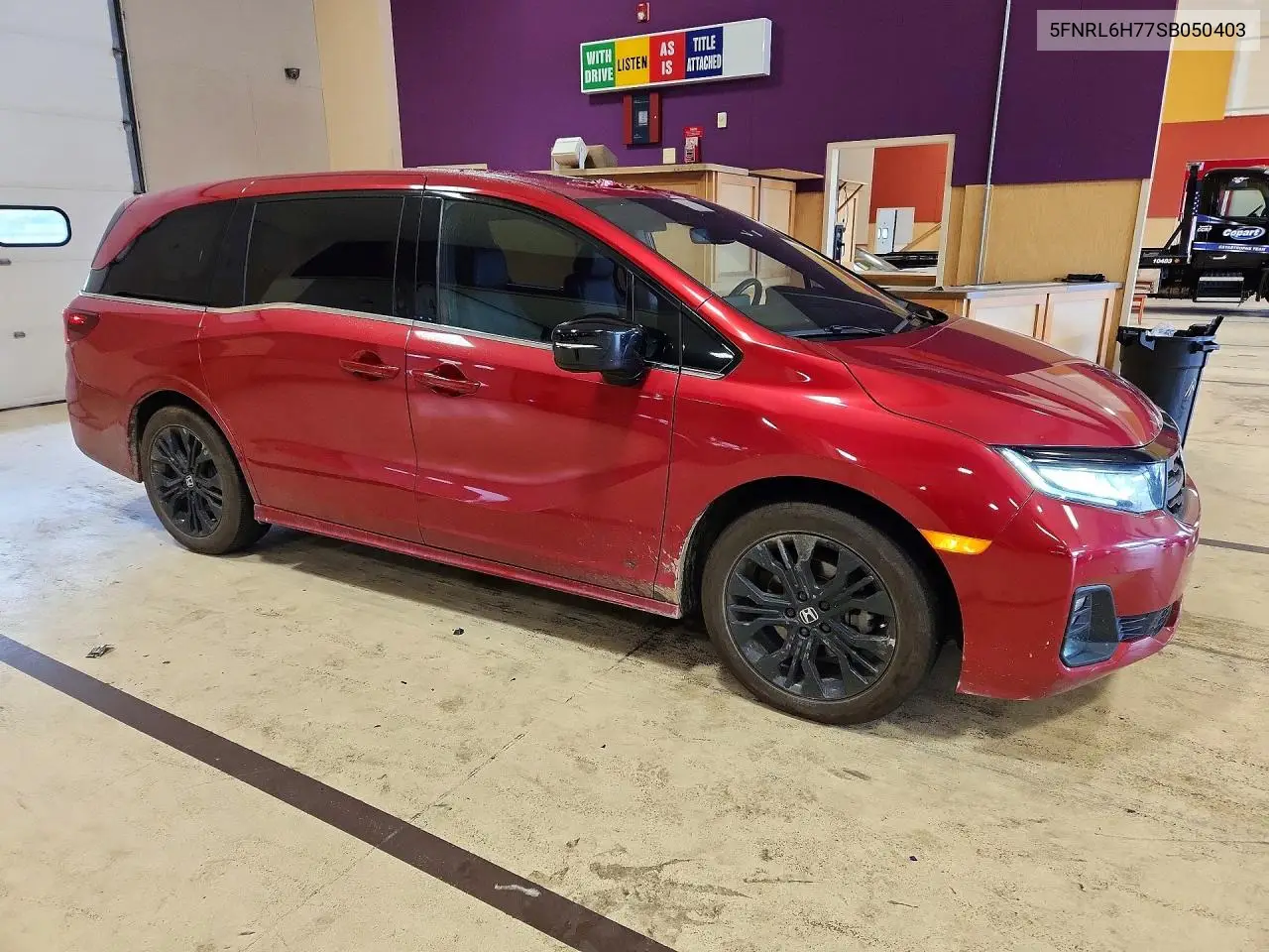 2025 HONDA ODYSSEY VIN 5FNRL6H77SB050403 — фото 4