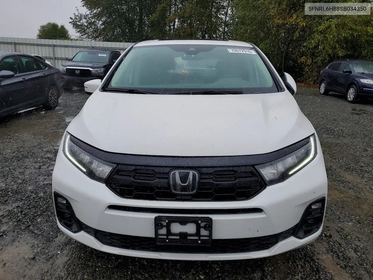 2025 HONDA ODYSSEY VIN 5FNRL6H88SB034350 — фото 5