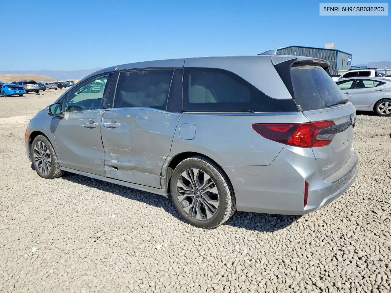 2025 HONDA ODYSSEY VIN 5FNRL6H94SB036203 — фото 2
