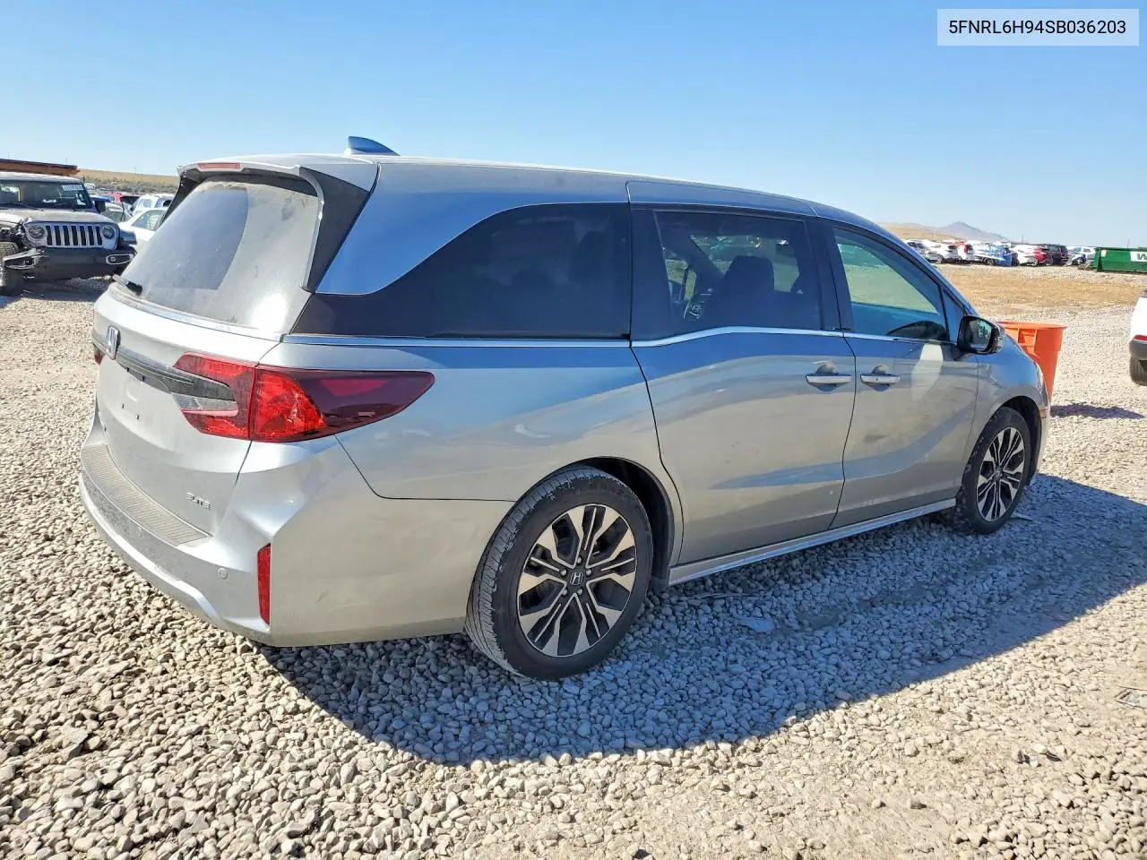 2025 HONDA ODYSSEY VIN 5FNRL6H94SB036203 — фото 3