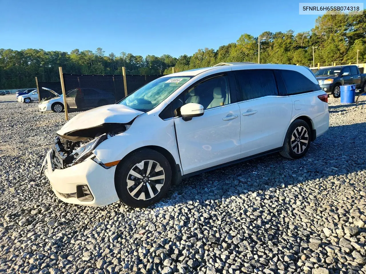 HONDA ODYSSEY 2025, VIN 5FNRL6H65SB074318