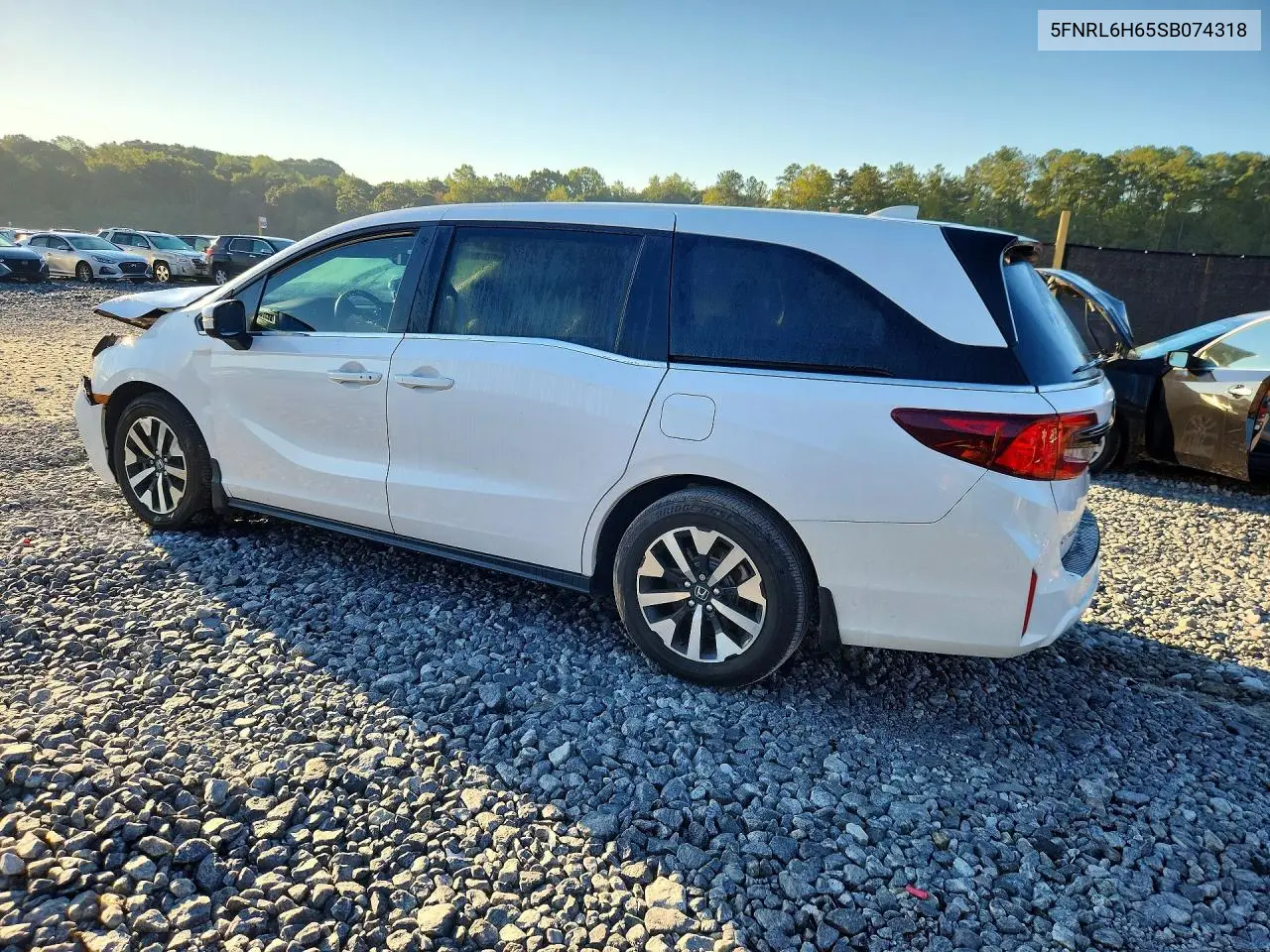 2025 HONDA ODYSSEY VIN 5FNRL6H65SB074318 — фото 2
