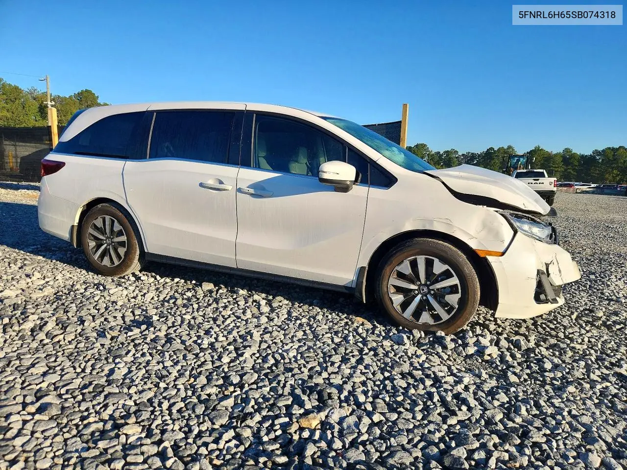 2025 HONDA ODYSSEY VIN 5FNRL6H65SB074318 — фото 4