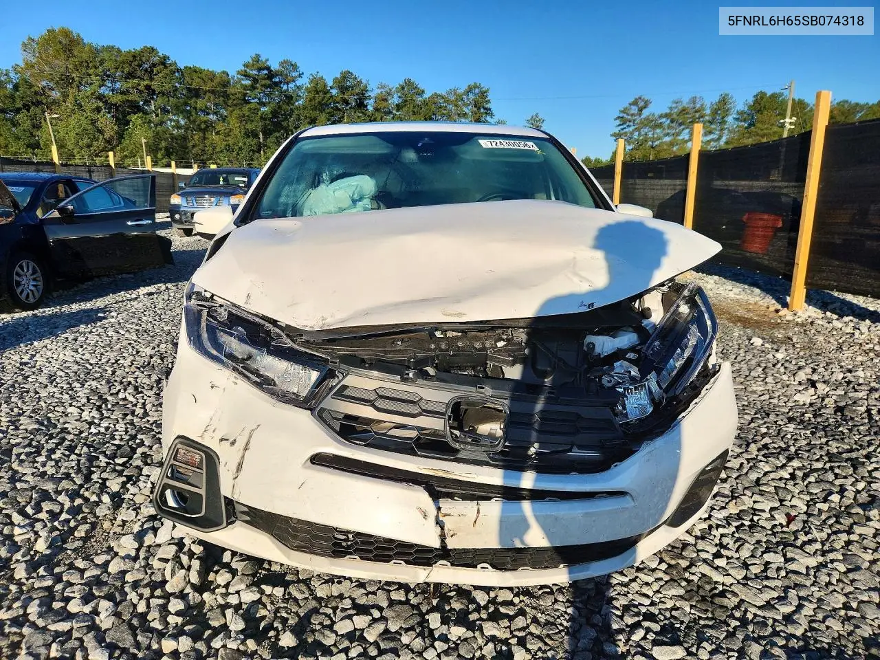2025 HONDA ODYSSEY VIN 5FNRL6H65SB074318 — фото 5