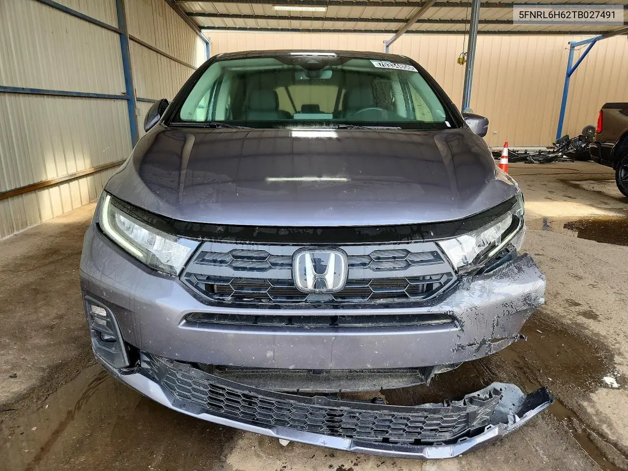 2026 HONDA ODYSSEY VIN 5FNRL6H62TB027491 — фото 5