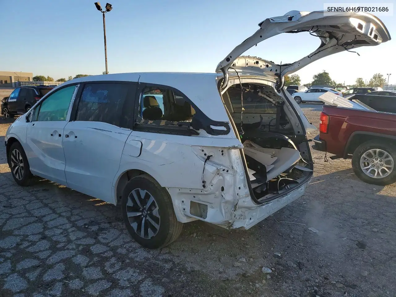 2026 HONDA ODYSSEY VIN 5FNRL6H69TB021686 — фото 2