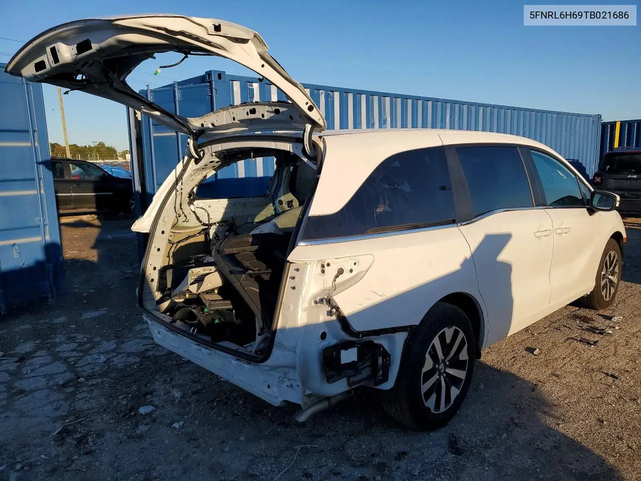 2026 HONDA ODYSSEY VIN 5FNRL6H69TB021686 — фото 3