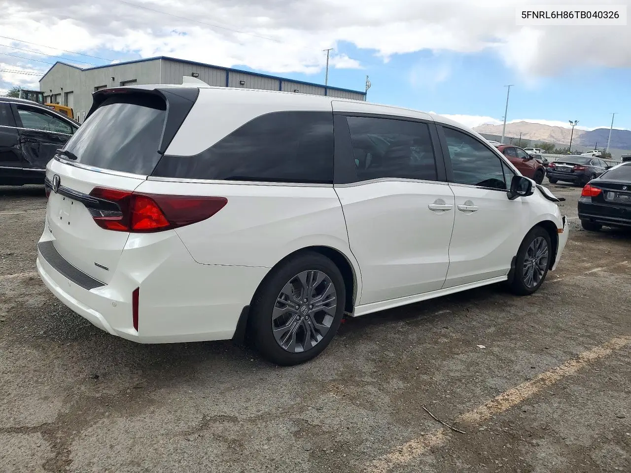 2026 HONDA ODYSSEY VIN 5FNRL6H86TB040326 — фото 3