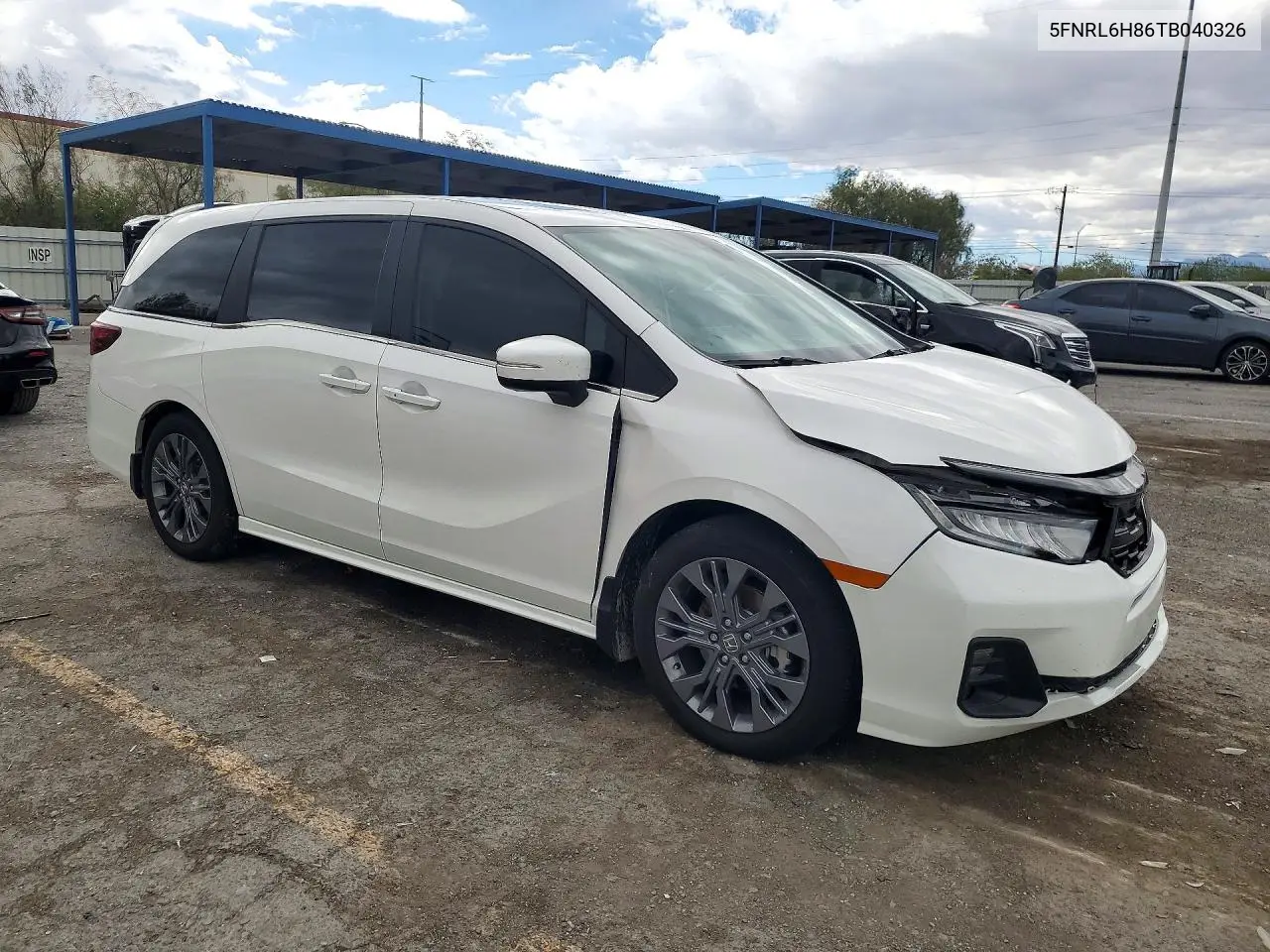 2026 HONDA ODYSSEY VIN 5FNRL6H86TB040326 — фото 4