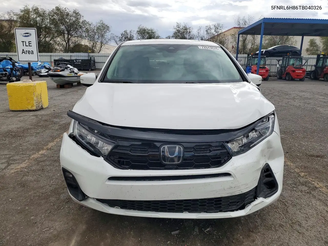 2026 HONDA ODYSSEY VIN 5FNRL6H86TB040326 — фото 5