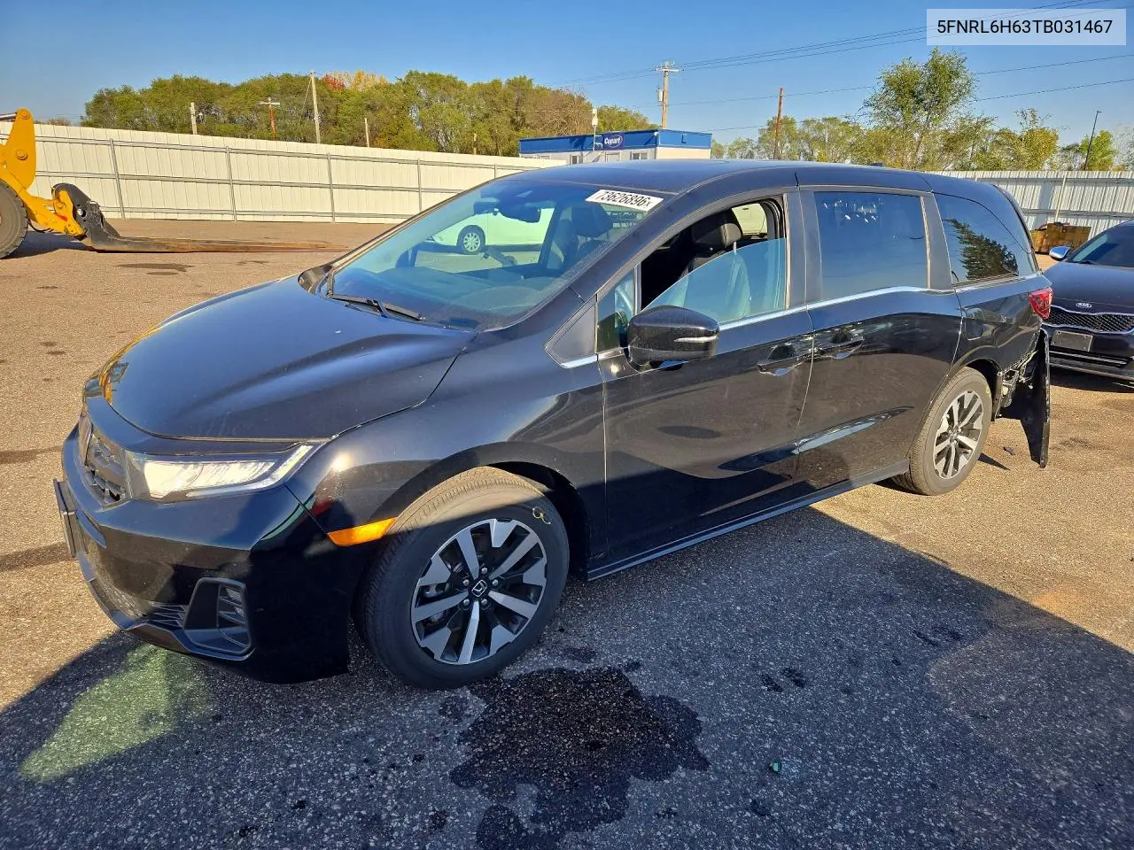 HONDA ODYSSEY 2026, VIN 5FNRL6H63TB031467