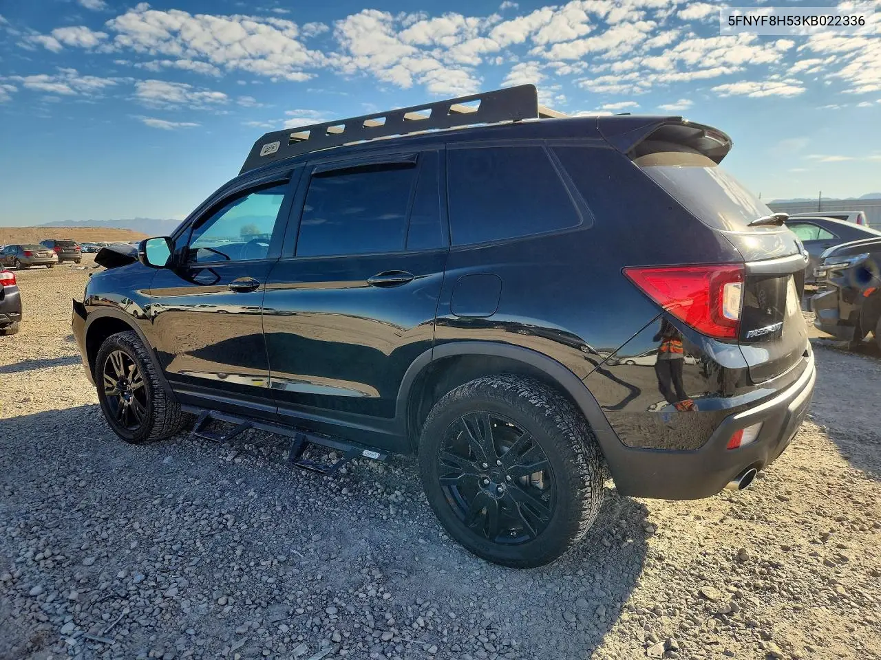 2019 HONDA PASSPORT VIN 5FNYF8H53KB022336 — фото 2