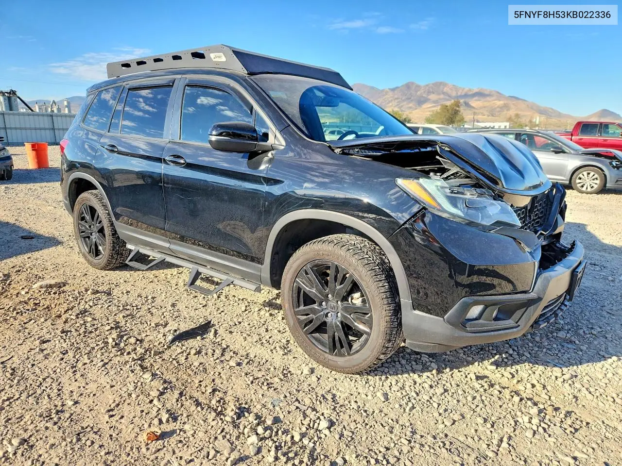 2019 HONDA PASSPORT VIN 5FNYF8H53KB022336 — фото 4