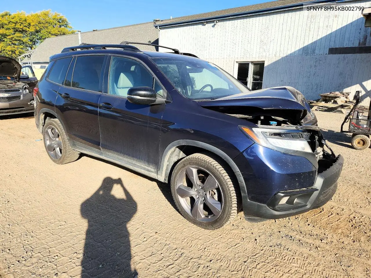 2019 HONDA PASSPORT VIN 5FNYF8H95KB002799 — фото 4