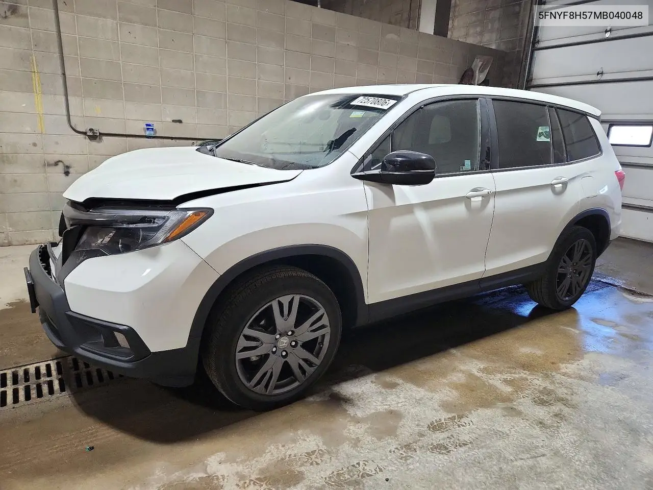 HONDA PASSPORT 2021, VIN 5FNYF8H57MB040048
