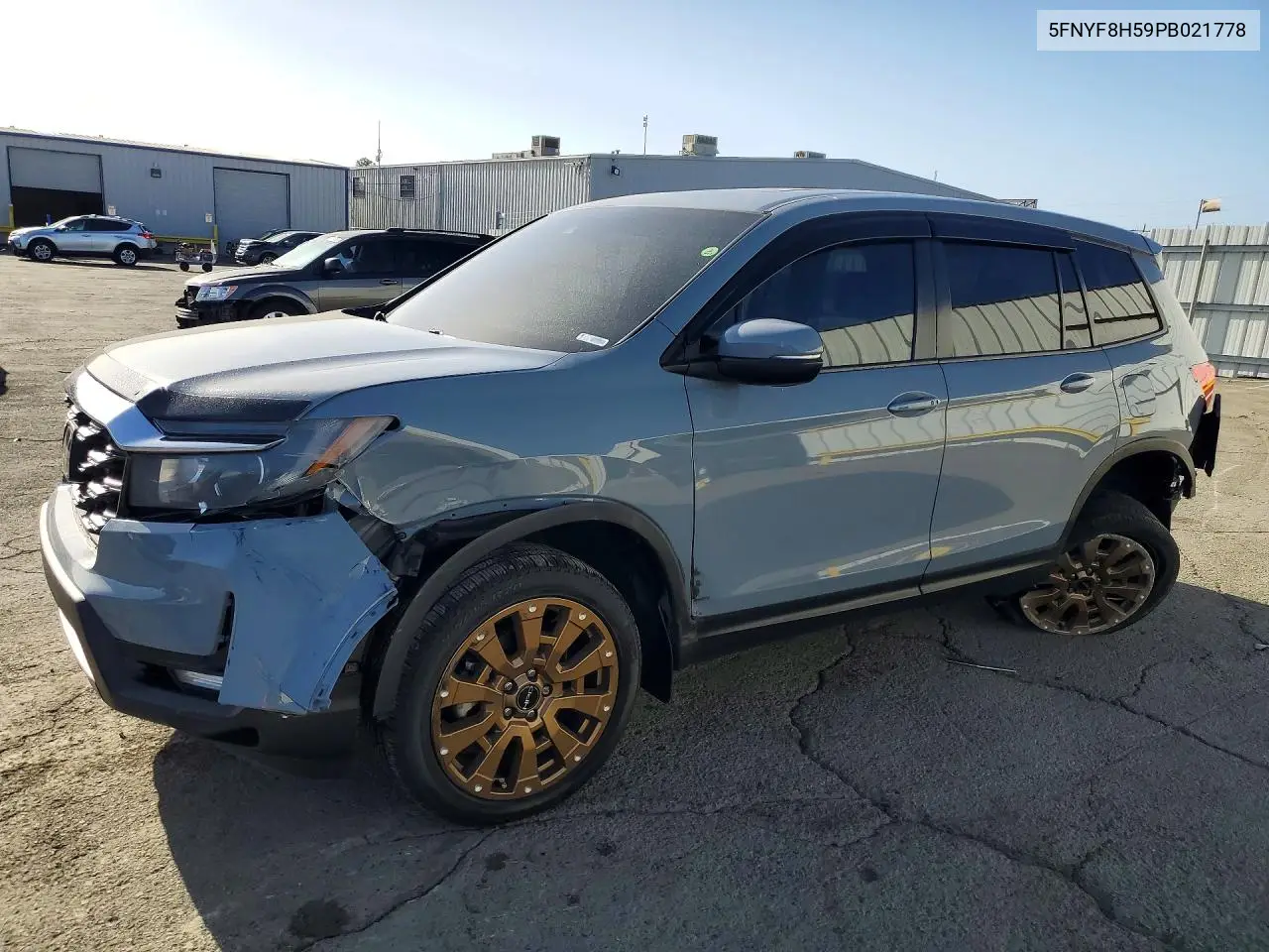 HONDA PASSPORT 2023, VIN 5FNYF8H59PB021778