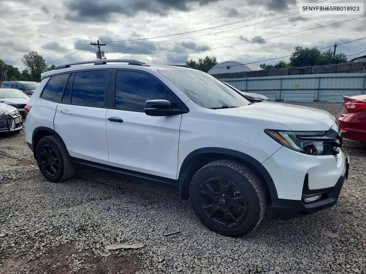 2024 HONDA PASSPORT VIN 5FNYF8H65RB018923 — фото 4
