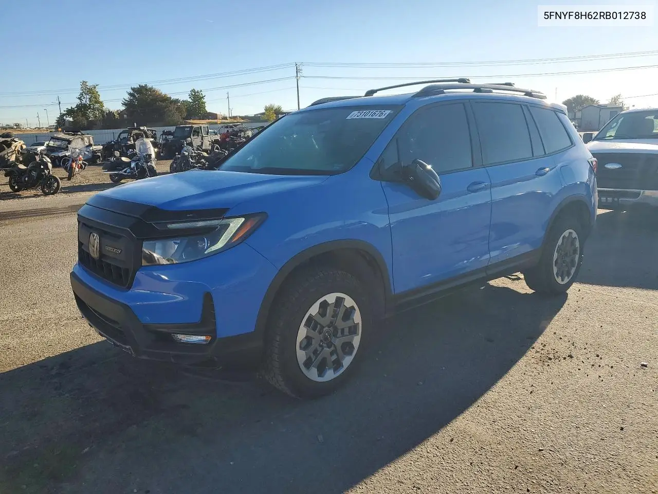 HONDA PASSPORT 2024, VIN 5FNYF8H62RB012738