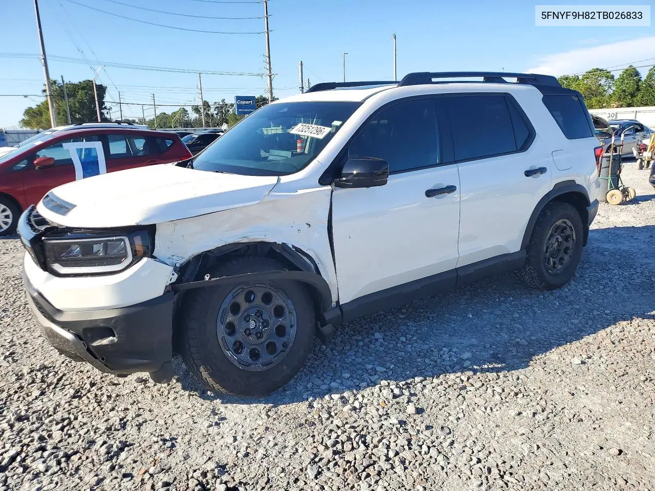 HONDA PASSPORT 2026, VIN 5FNYF9H82TB026833