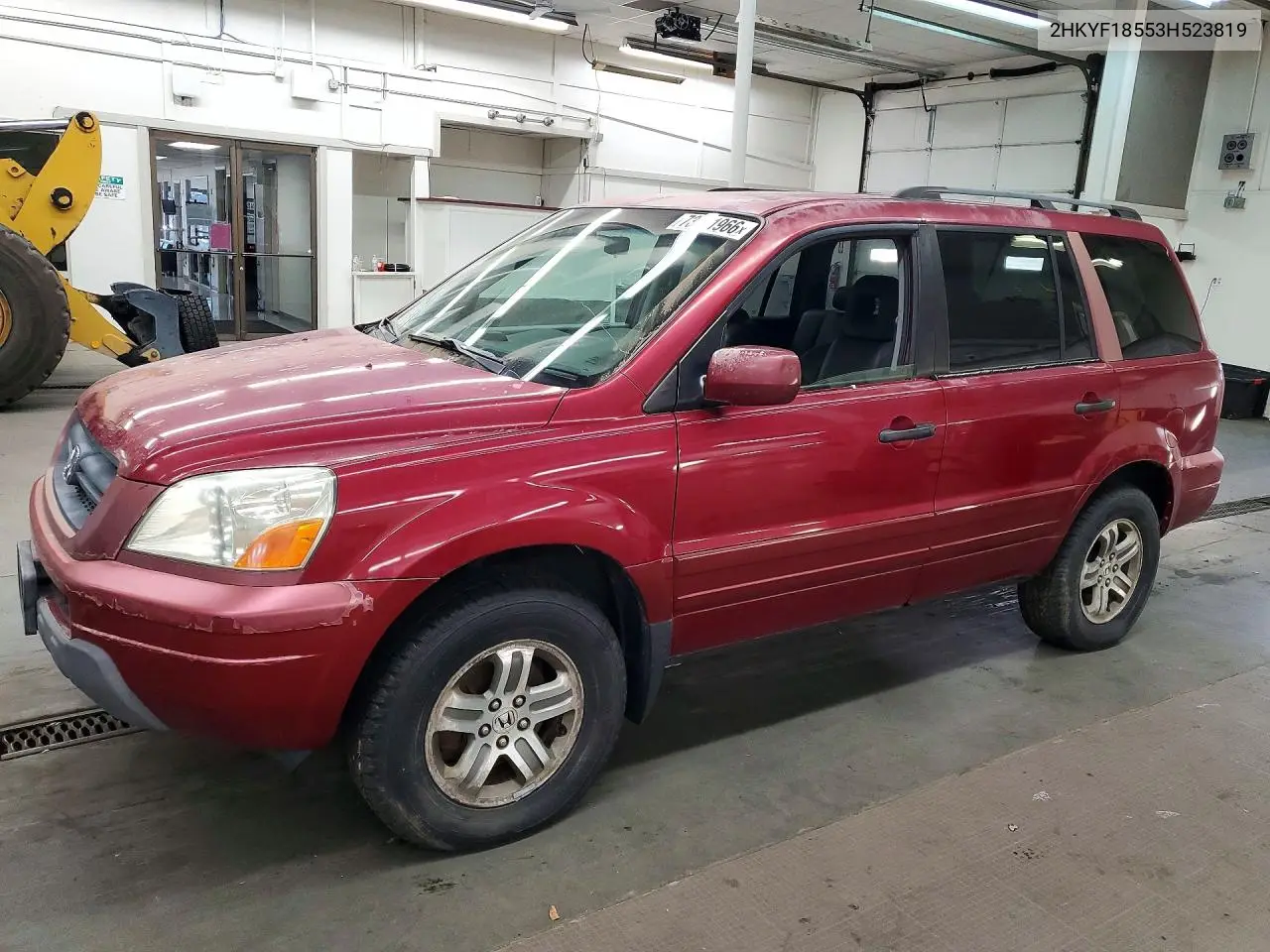 HONDA PILOT 2003, VIN 2HKYF18553H523819