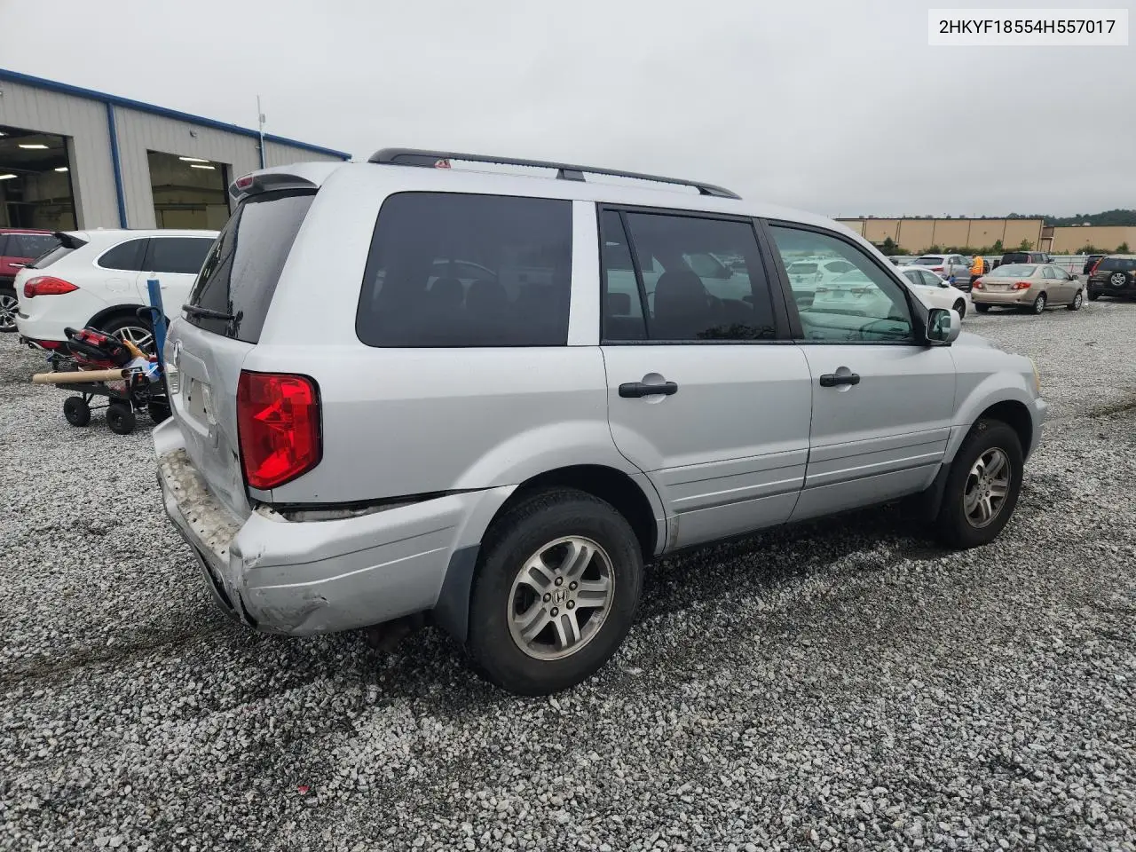 2004 HONDA PILOT VIN 2HKYF18554H557017 — фото 3