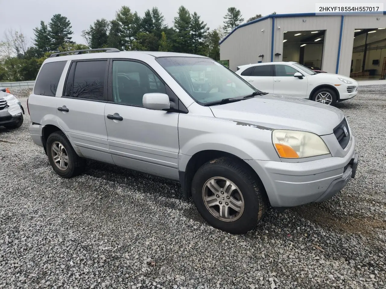 2004 HONDA PILOT VIN 2HKYF18554H557017 — фото 4