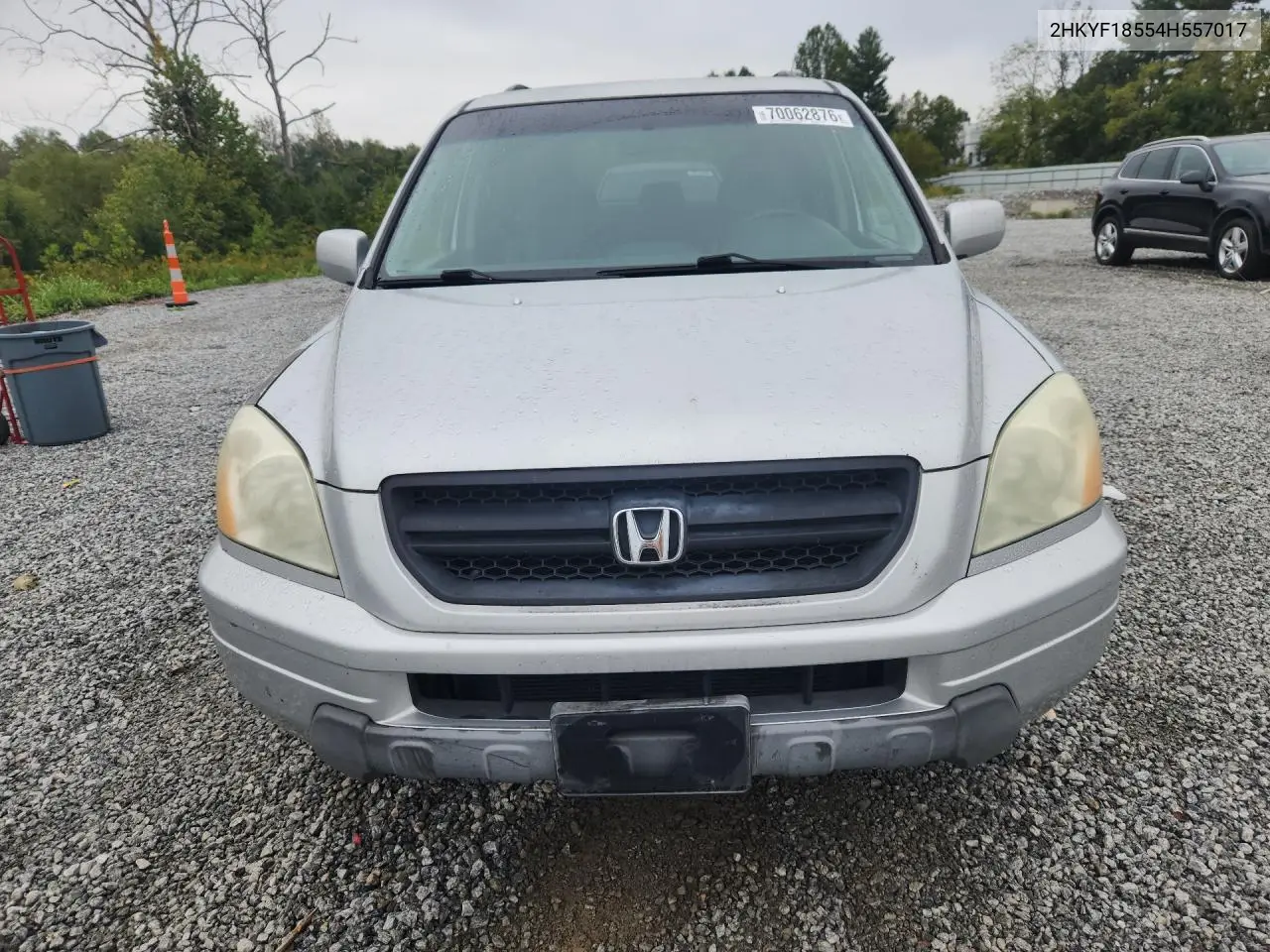 2004 HONDA PILOT VIN 2HKYF18554H557017 — фото 5