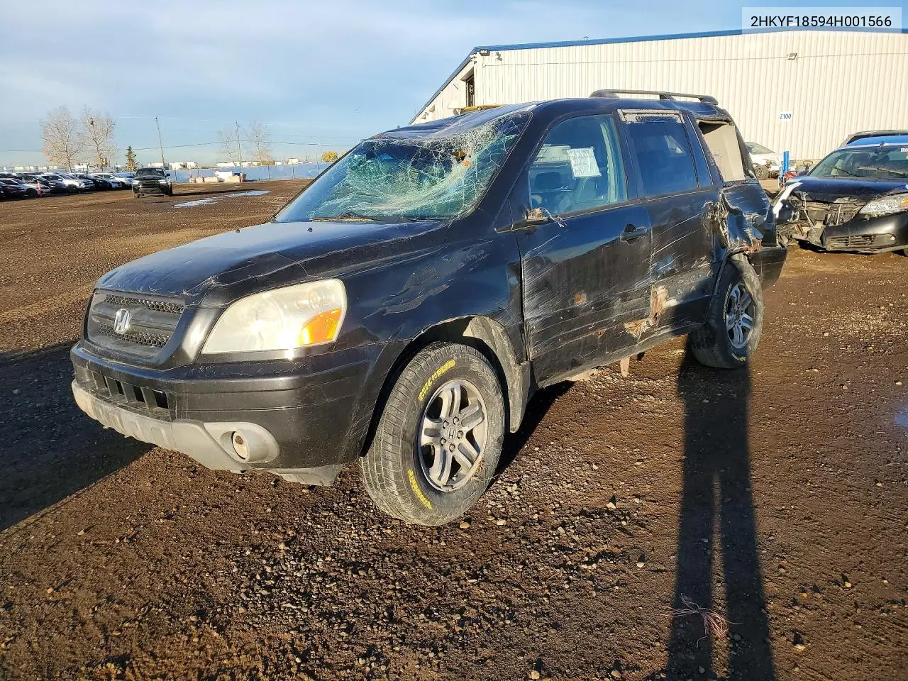 HONDA PILOT 2004, VIN 2HKYF18594H001566