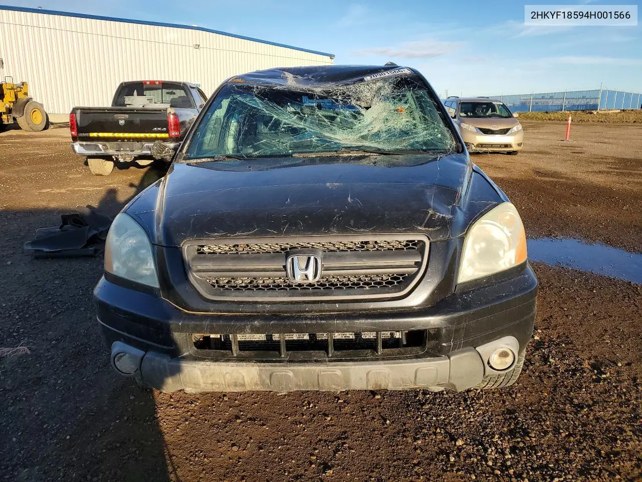2004 HONDA PILOT VIN 2HKYF18594H001566 — фото 5