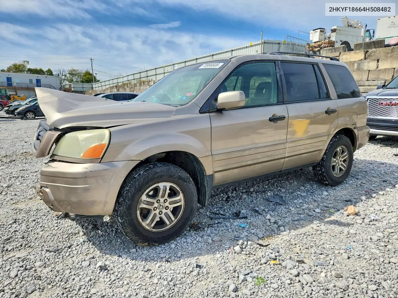HONDA PILOT 2004, VIN 2HKYF18664H508482