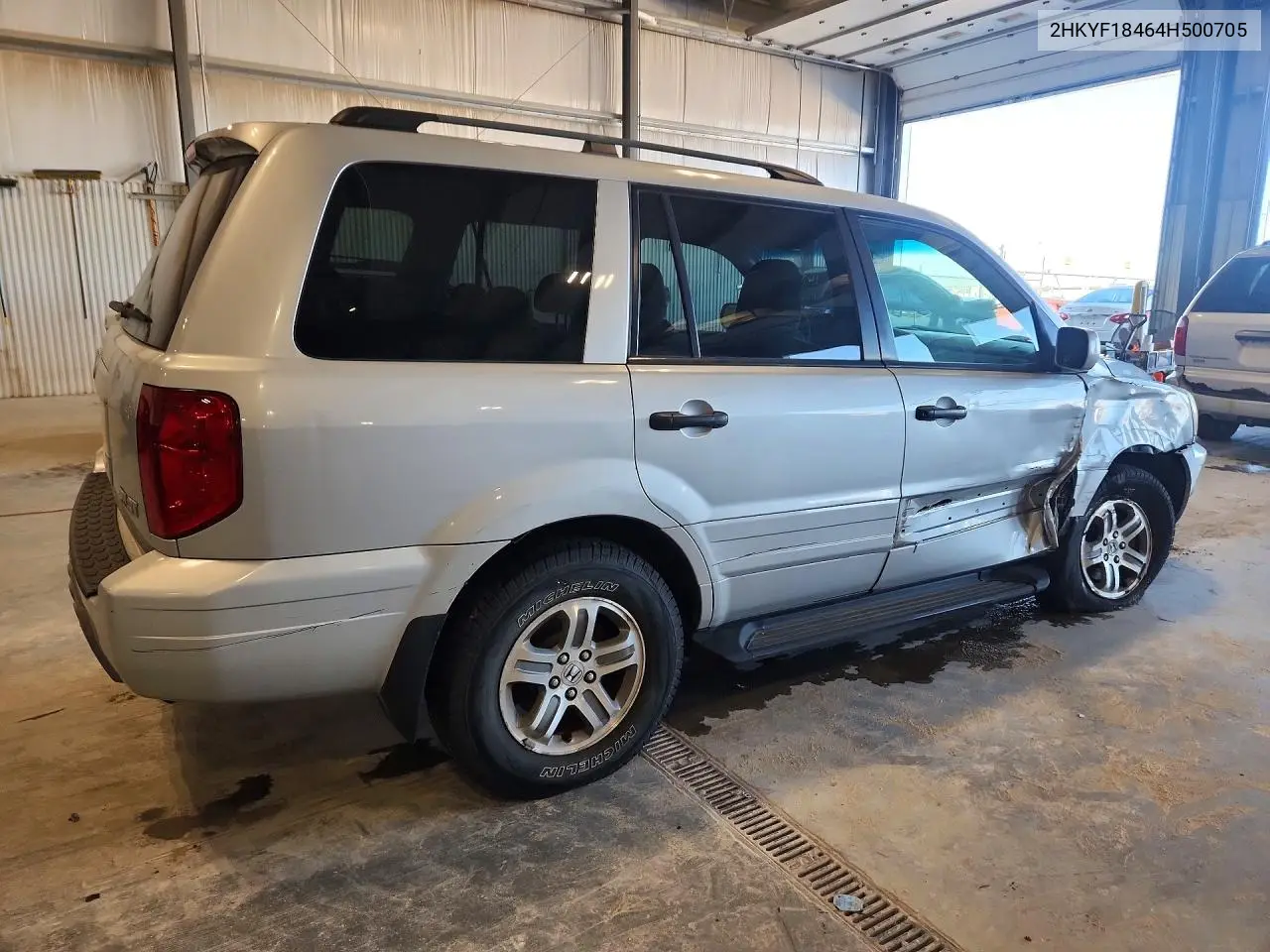 2004 HONDA PILOT VIN 2HKYF18464H500705 — фото 3