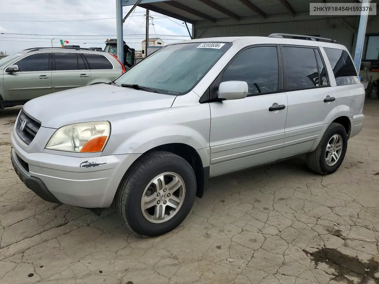 HONDA PILOT 2004, VIN 2HKYF18454H593376