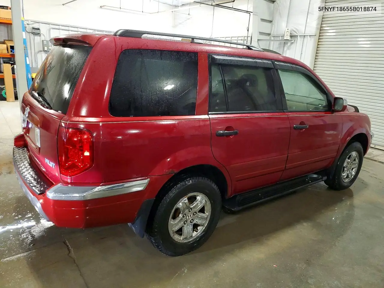 2005 HONDA PILOT VIN 5FNYF18655B018874 — фото 3