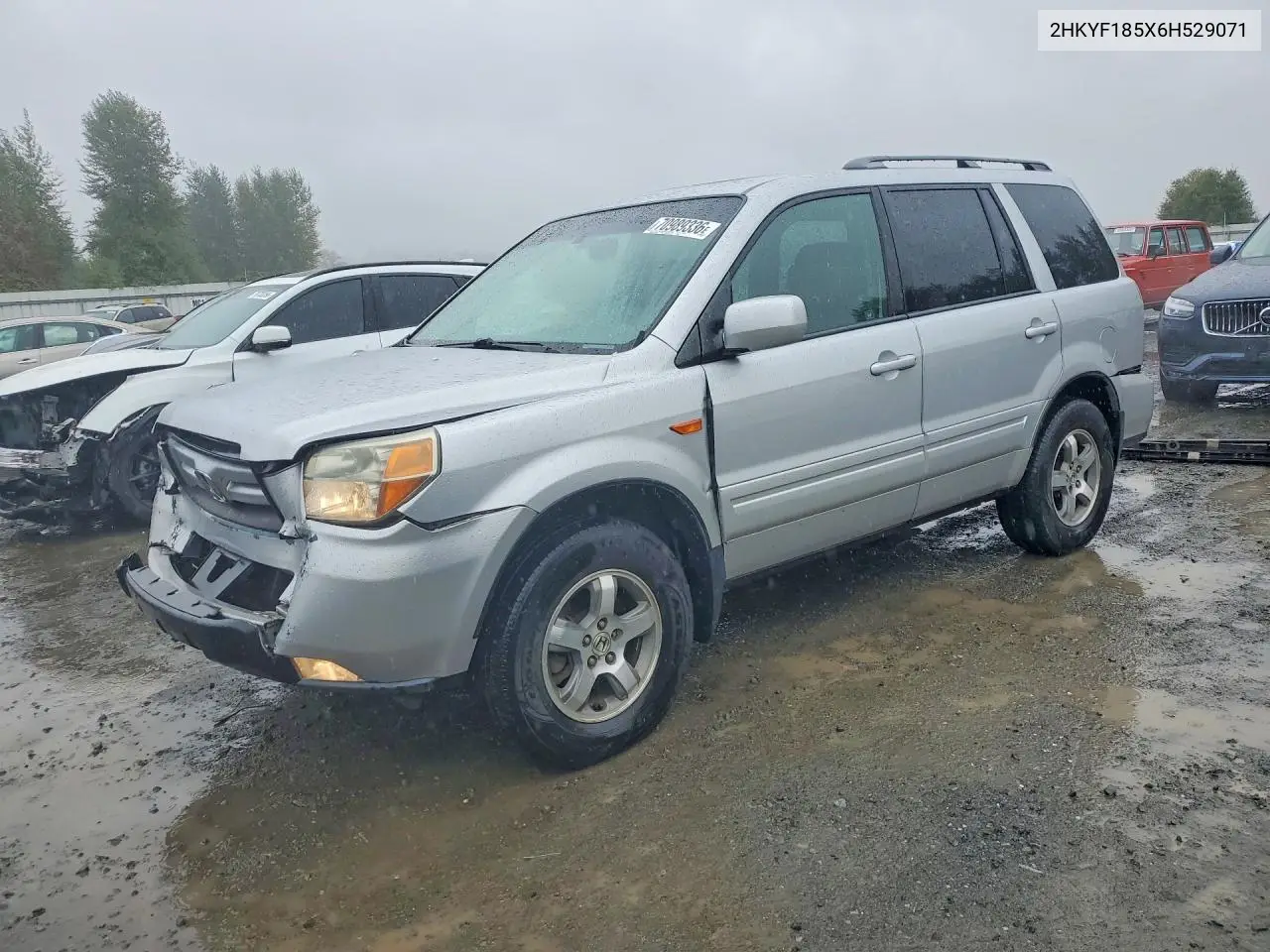 HONDA PILOT 2006, VIN 2HKYF185X6H529071