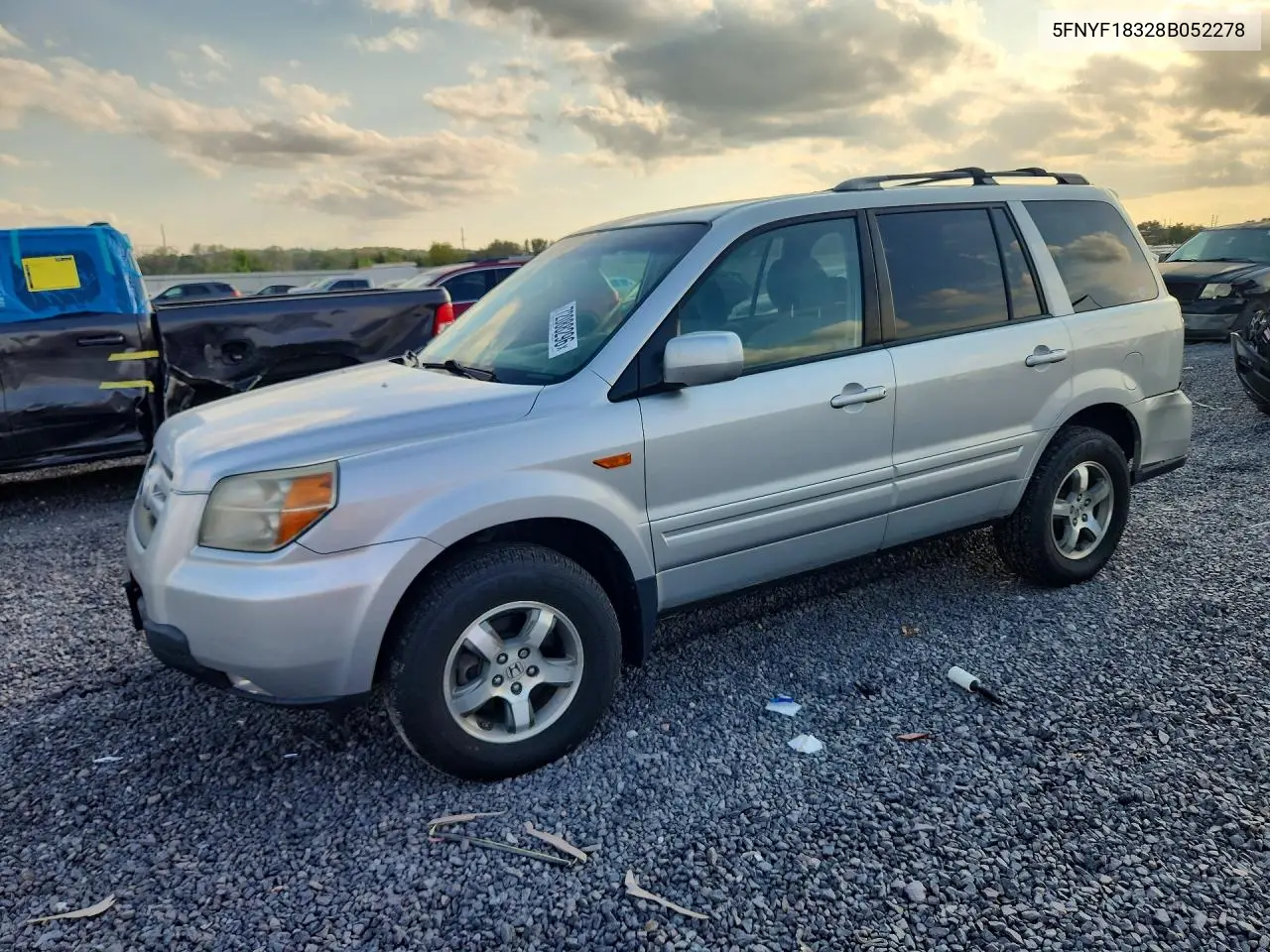 HONDA PILOT 2008, VIN 5FNYF18328B052278
