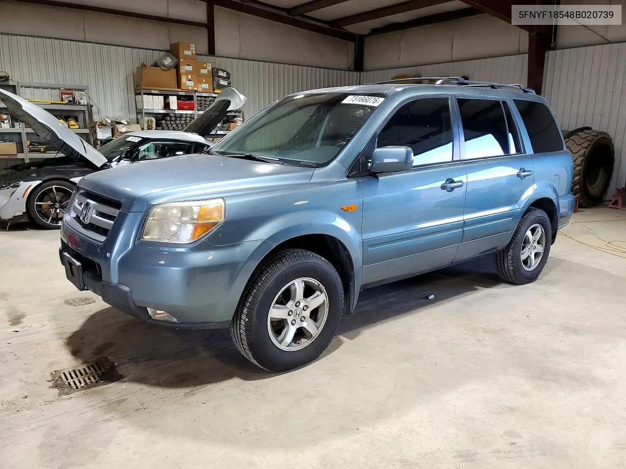 HONDA PILOT 2008, VIN 5FNYF18548B020739
