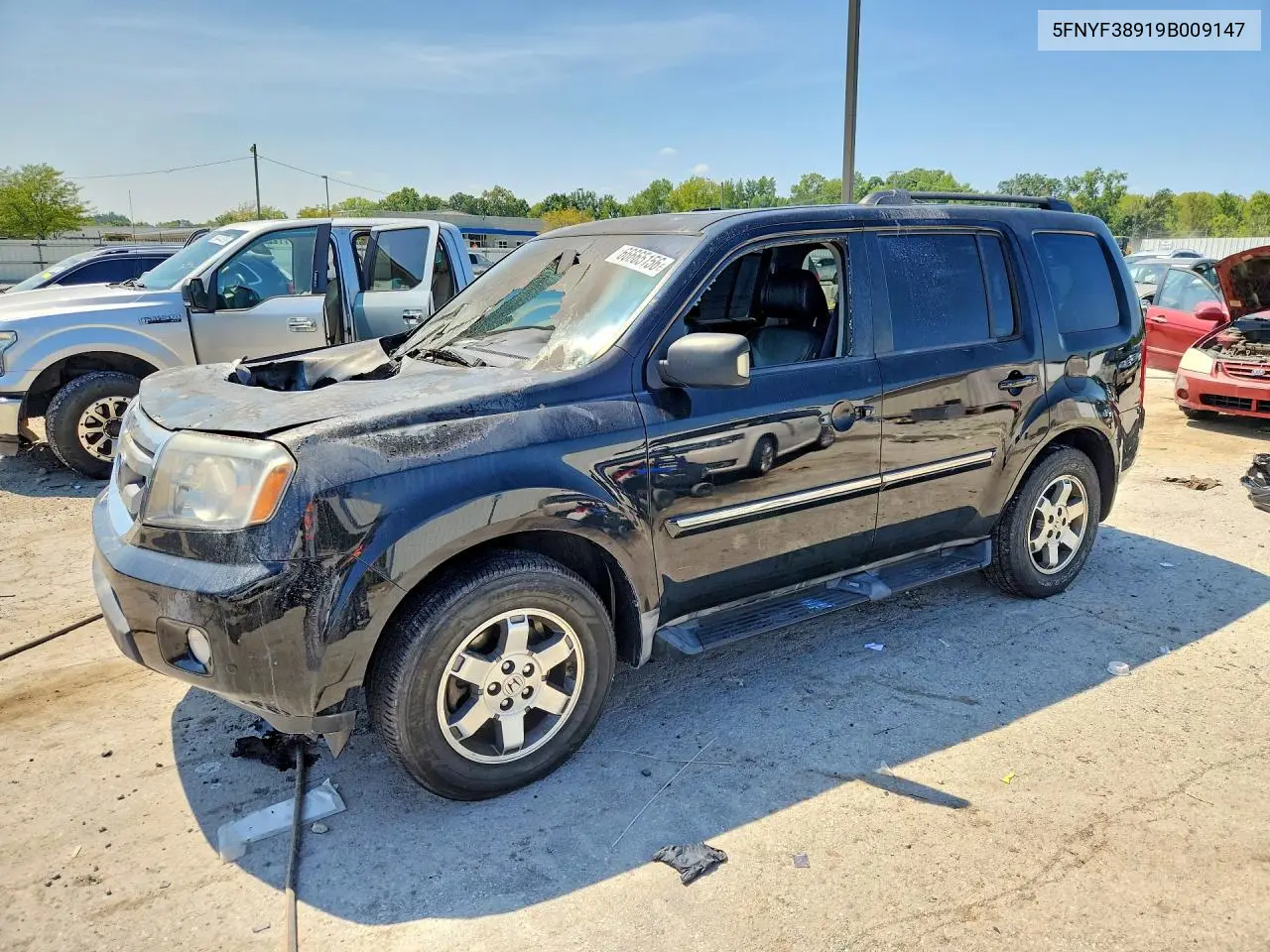 HONDA PILOT 2009, VIN 5FNYF38919B009147