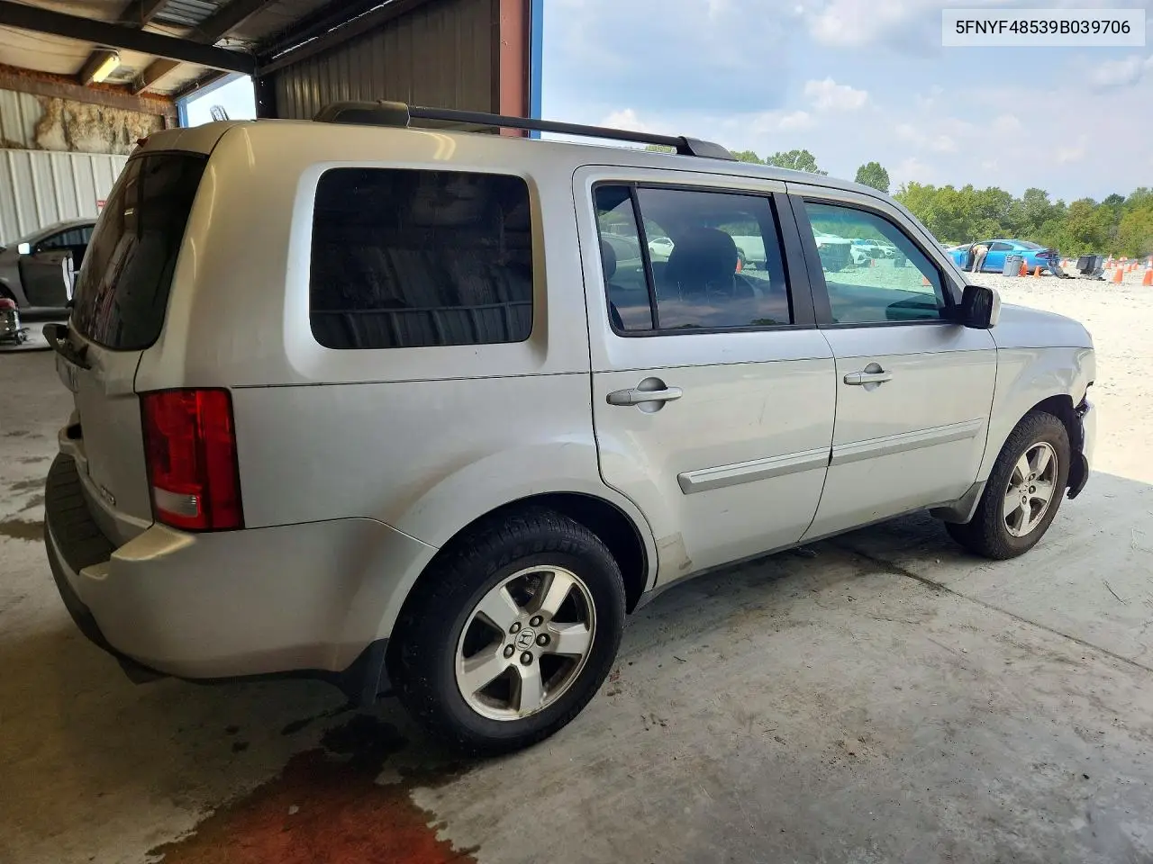 HONDA PILOT 2009, VIN 5FNYF48539B039706