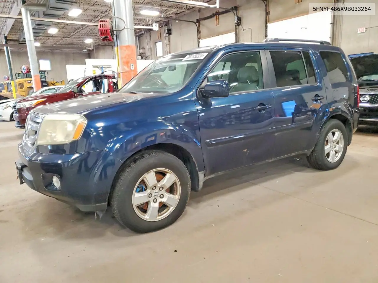HONDA PILOT 2009, VIN 5FNYF486X9B033264