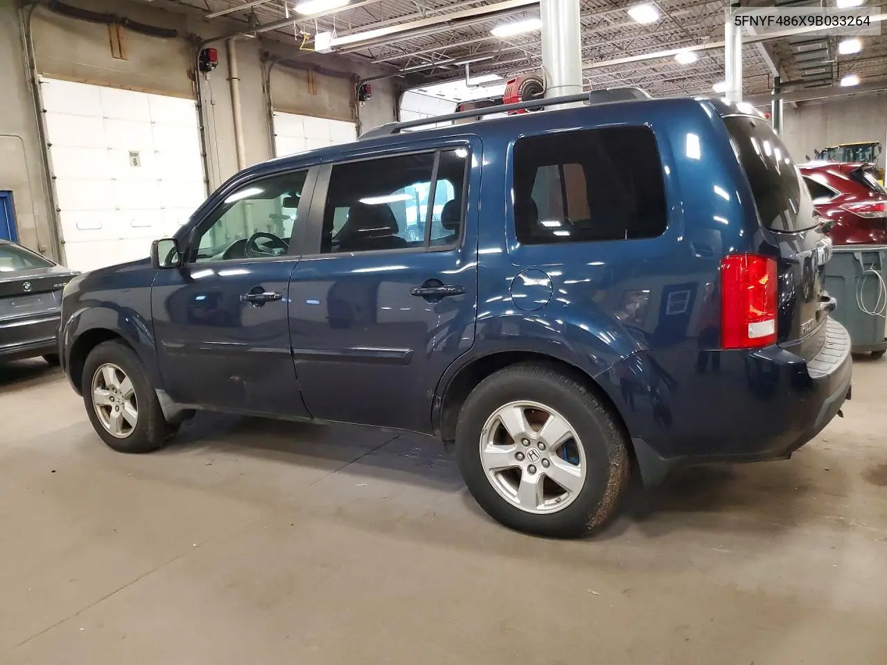 2009 HONDA PILOT VIN 5FNYF486X9B033264 — фото 2