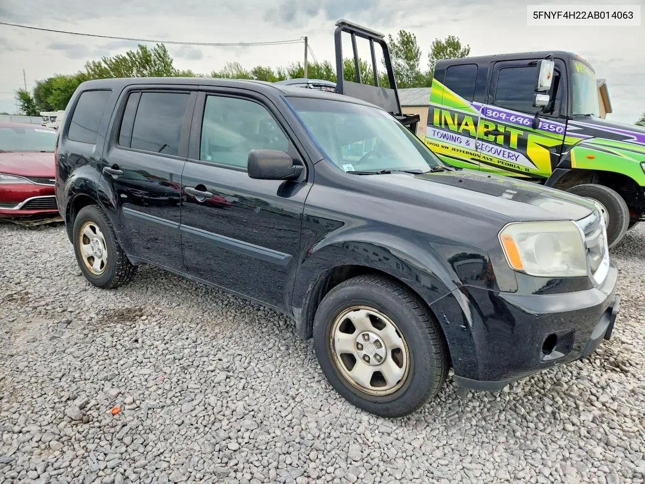 2010 HONDA PILOT VIN 5FNYF4H22AB014063 — фото 4