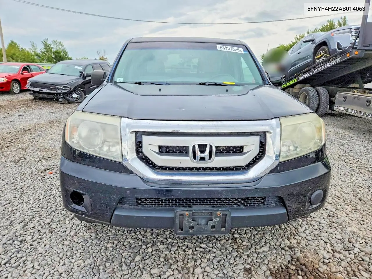2010 HONDA PILOT VIN 5FNYF4H22AB014063 — фото 5