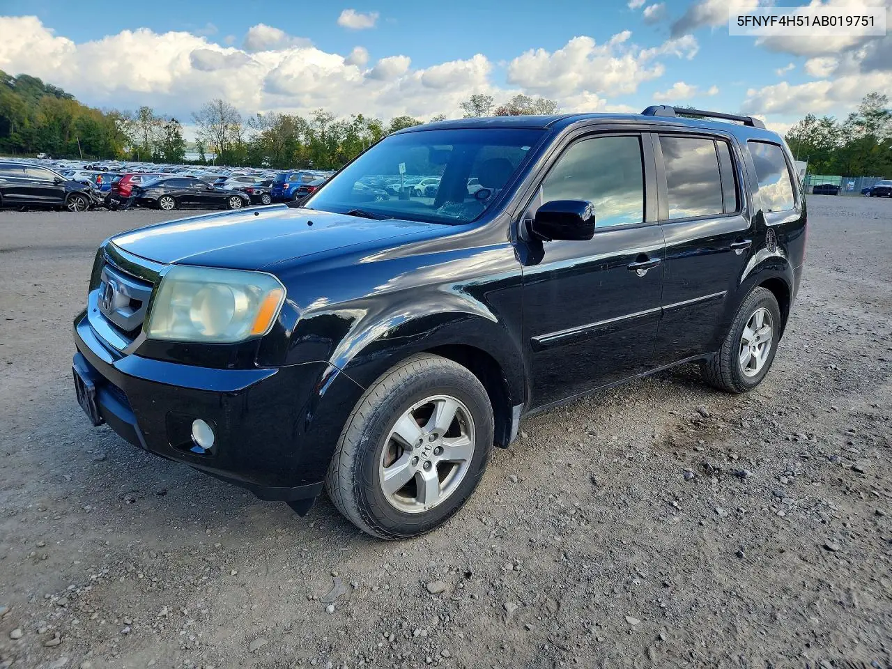 HONDA PILOT 2010, VIN 5FNYF4H51AB019751