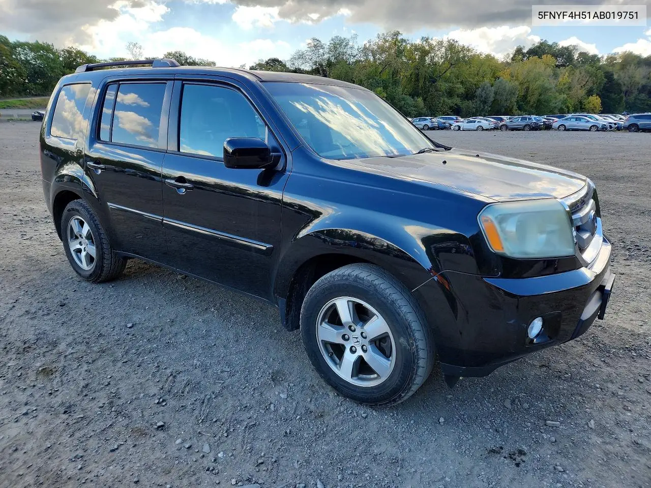 2010 HONDA PILOT VIN 5FNYF4H51AB019751 — фото 4