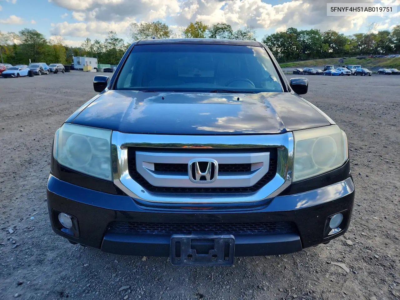 2010 HONDA PILOT VIN 5FNYF4H51AB019751 — фото 5